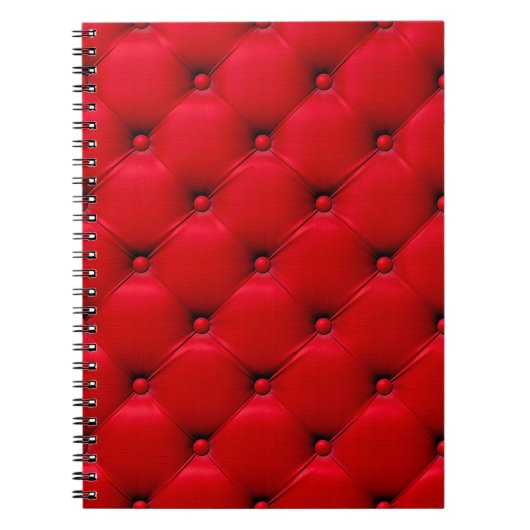 Carnet Boutonné sur la Texture rouge. Répéter le motif (Devant)