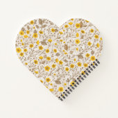 Carnet Boutons jaunes et bruns (Dos)