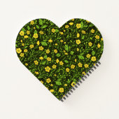 Carnet Boutons sur noir (Dos)