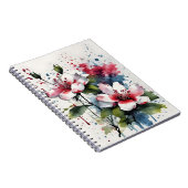 Carnet Bouvardia - Fleurs à l'aquarelle (Côté Droit)