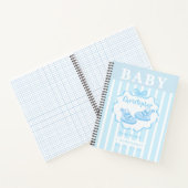 Carnet Bow Ribbon C'est un Garçon Baby Daily Record (Intérieur)