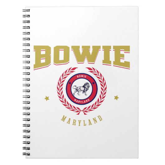 Carnet Bowie Maryland (Devant)