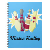 Carnet Bowling de style vintage (Devant)