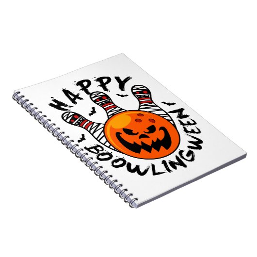 Carnet Bowling Halloween Bowler Happy Bowlingween (Côté Droit)