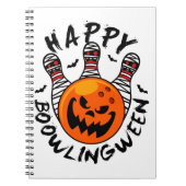 Carnet Bowling Halloween Bowler Happy Bowlingween (Devant)