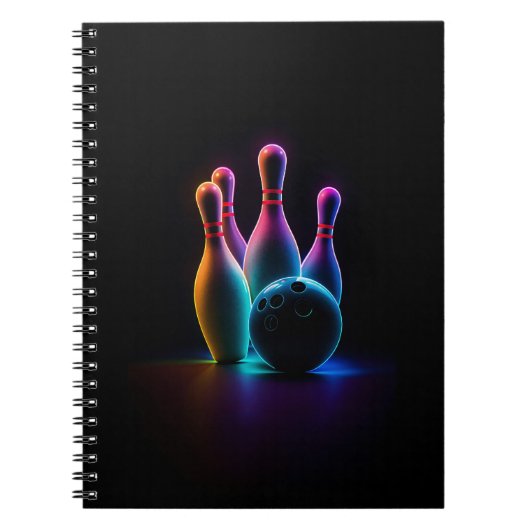 Carnet bowling neon (Devant)