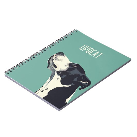 Carnet Boxe noire et blanche (Côté gauche)