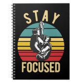 Carnet Boxe Restez focalisé 165 boxer (Devant)