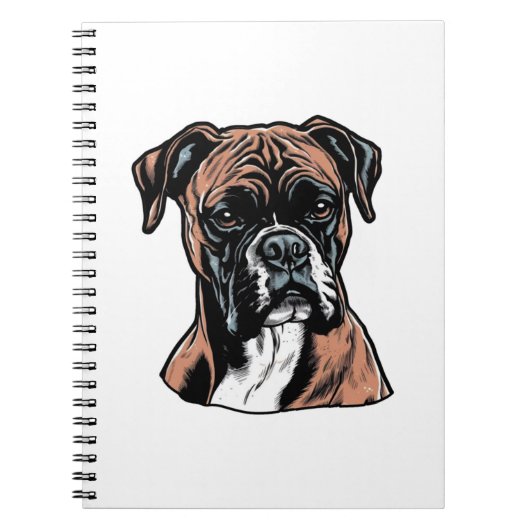 Carnet Boxer Buddy Humoristique Protective (Devant)