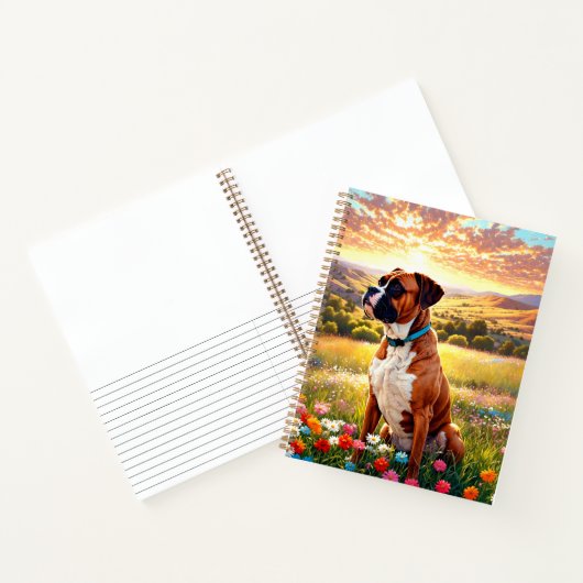 Carnet Boxer dog (Intérieur)