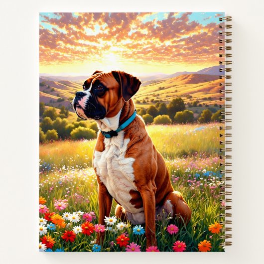 Carnet Boxer dog (Dos)