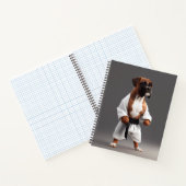 Carnet Boxer Dog Jouer Karate, Boxer Dog Karate Joueur (Intérieur)