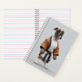 Carnet Boxer Dog Jouer Karate, Karate Champion Boxer Dog (À l'intérieur)