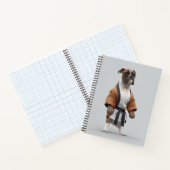 Carnet Boxer Dog Jouer Karate, Karate Champion Boxer Dog (Intérieur)