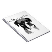 Carnet Boxer Happy Face (Côté Droit)