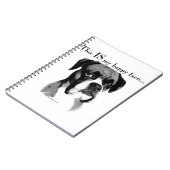 Carnet Boxer Happy Face (Côté gauche)