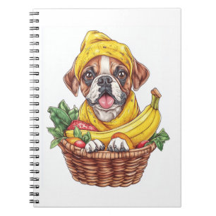 Carnet Boxeur Banane � Chien Fruit Drôle