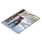Carnet Boxeur Qu'il neige Noël (Côté gauche)