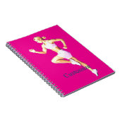 Carnet Boxeuse féminine en forme Thunder_Cove (Côté Droit)