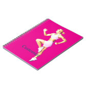 Carnet Boxeuse féminine en forme Thunder_Cove (Côté gauche)