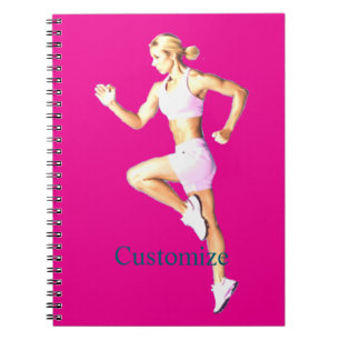 Carnet Boxeuse féminine en forme Thunder_Cove
