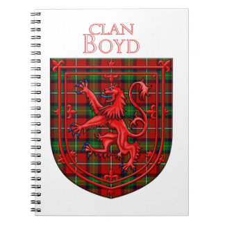 Carnet Boyd Tartan Scottish Plaid Lion Rampant