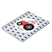 Carnet Boy's Cute Red Tractor (Côté gauche)