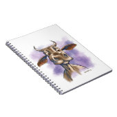 Carnet Brahman Cow Cartoon (Côté Droit)