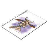 Carnet Brahman Cow Cartoon (Côté gauche)