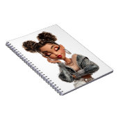 Carnet Braided Glam Girl Spiral Photo Notebook (Côté Droit)