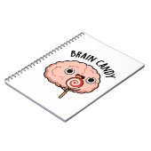 Carnet Brain Candy Funny Cerveau Anatomie Pun (Côté gauche)