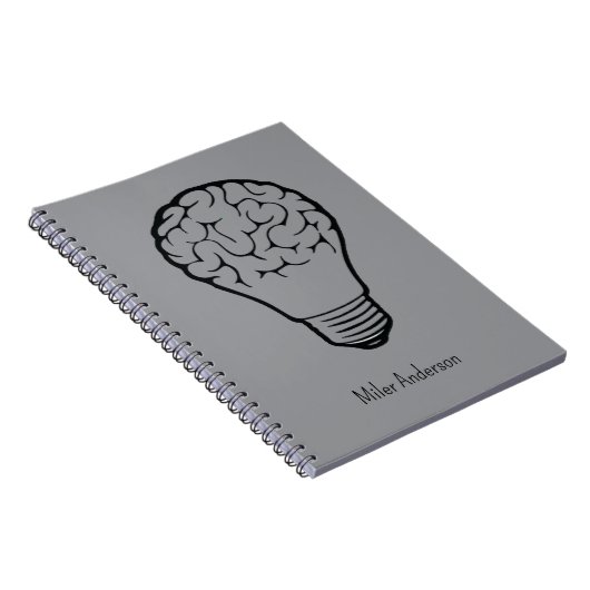 Carnet Brain Lamp - Creative Thinking Notebook- Mapping  (Côté Droit)