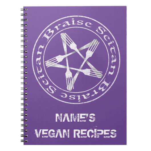 Carnet Braise Seitan Vegan Pentagram (light version) (Devant)