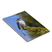 Carnet Branche d'arbre avec oiseau bleu (ma photographie) (Côté Droit)