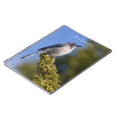 Carnet Branche d'arbre avec oiseau bleu (ma photographie) (Côté gauche)