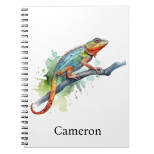 Carnet Branche de Couleurs : Chameleon Art, personnalisé