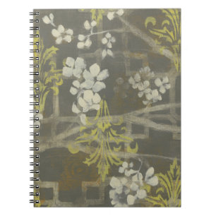 Carnet Branche de fleurs à motifs I