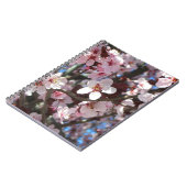 Carnet Branche de fleurs roses Printemps Floral (Côté gauche)