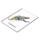 Carnet Branche des couleurs : Chameleon Art, coutume (Côté gauche)