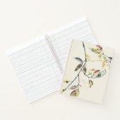 Carnet Branche feuille aquarelle (Intérieur)