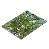 Carnet Branche of Dogwood Blossoms Spring Trees (Côté gauche)