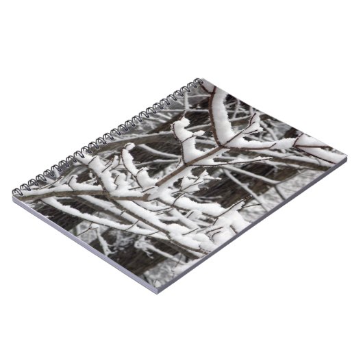 Carnet Branches couvertes de neige (Côté gauche)