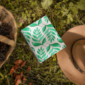 Carnet Branches d'aquarelle simples - vert