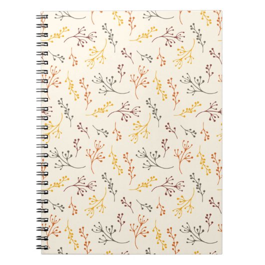 Carnet Branches d'automne (Devant)