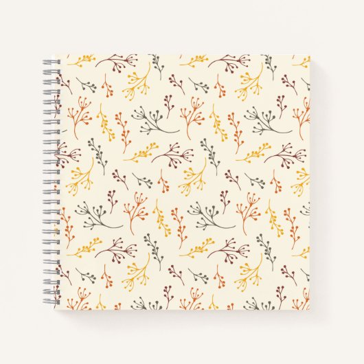 Carnet Branches d'automne (Devant)