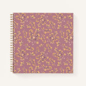 Carnet Branches de l'épine noire jaune pourpre (Devant)