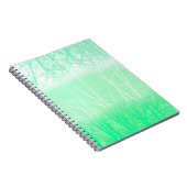 Carnet Branches de Menthe Verte Brumeuse Givrée (Côté Droit)