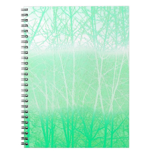 Carnet Branches de Menthe Verte Brumeuse Givrée (Devant)