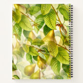 Carnet Branches de poires et Motif de poires (Dos)