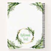 Carnet Branches d'olivier en fleurs (Dos)